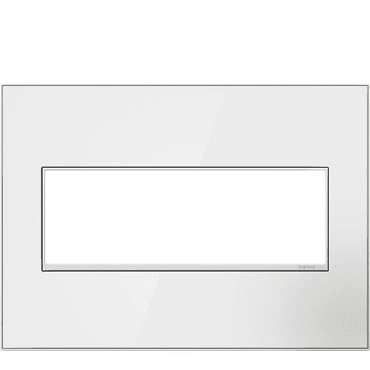 Legrand - adorne® Real Materials Three-Gang Screwless Wall Plate - AWM3GMWW4 | Montreal Lighting & Hardware