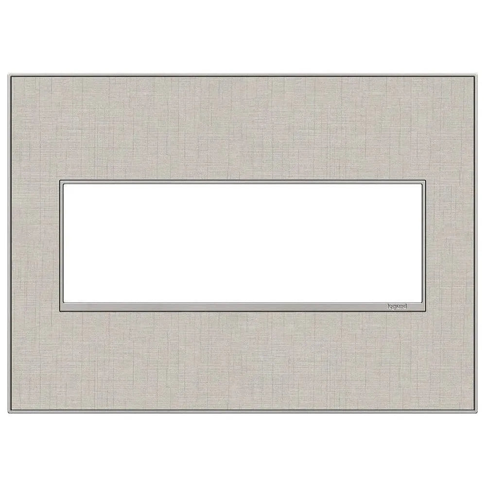 Legrand - adorne® Real Materials Three-Gang Screwless Wall Plate - AWM3GTL4 | Montreal Lighting & Hardware