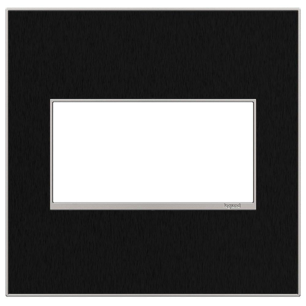 Legrand - adorne® Real Materials Two-Gang Screwless Wall Plate - AWM2GBLS4 | Montreal Lighting & Hardware