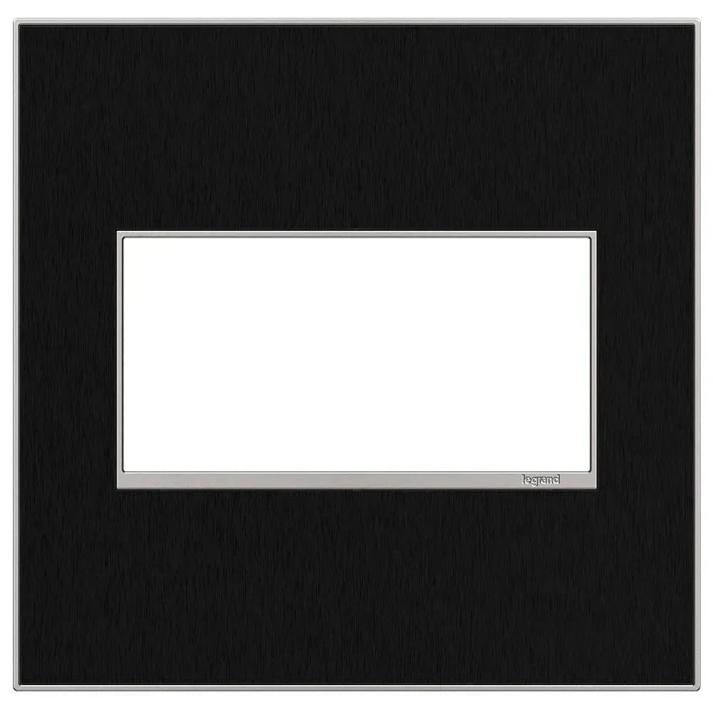Legrand - adorne® Real Materials Two-Gang Screwless Wall Plate - AWM2GBLS4 | Montreal Lighting & Hardware
