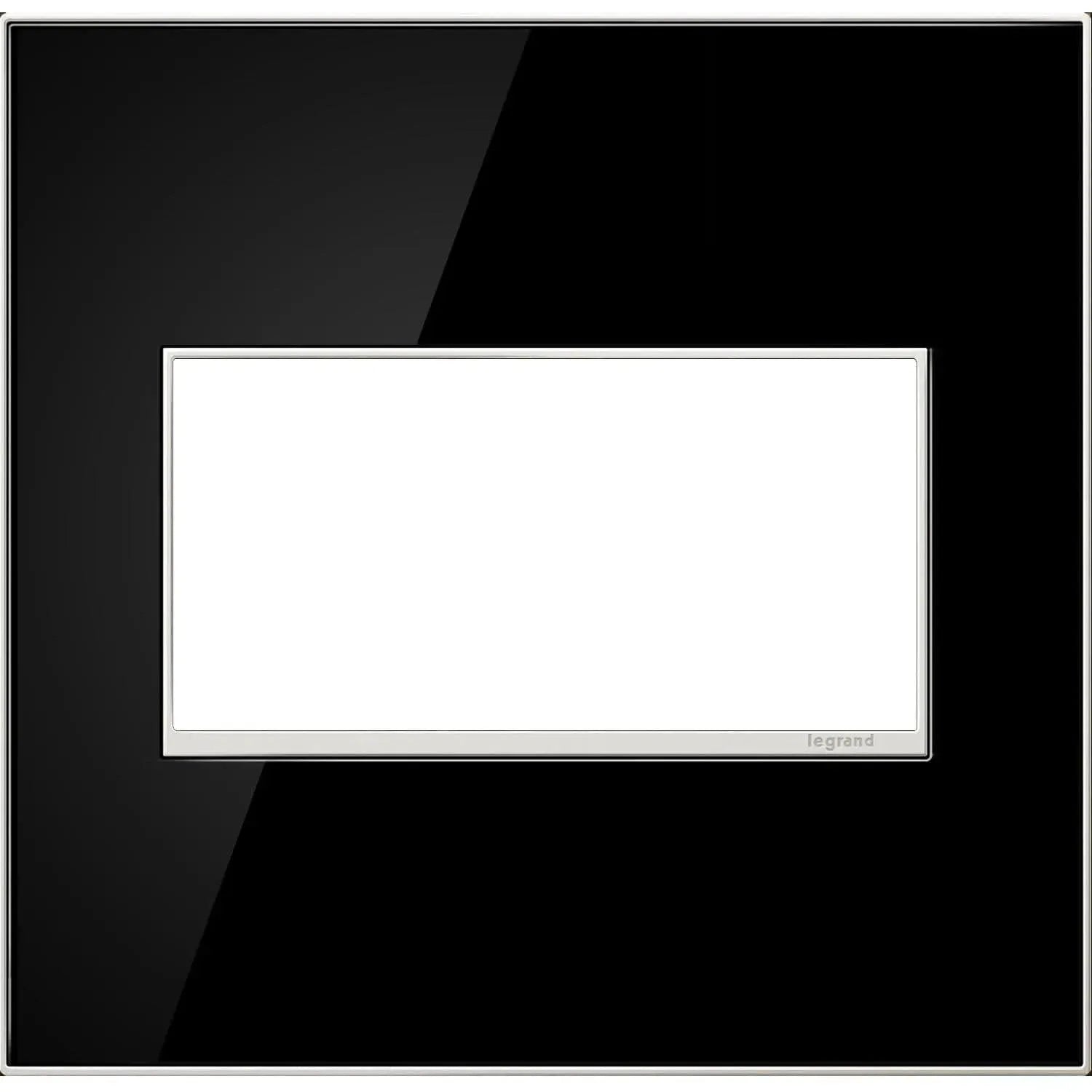 Legrand - adorne® Real Materials Two-Gang Screwless Wall Plate - AWM2GMB4 | Montreal Lighting & Hardware