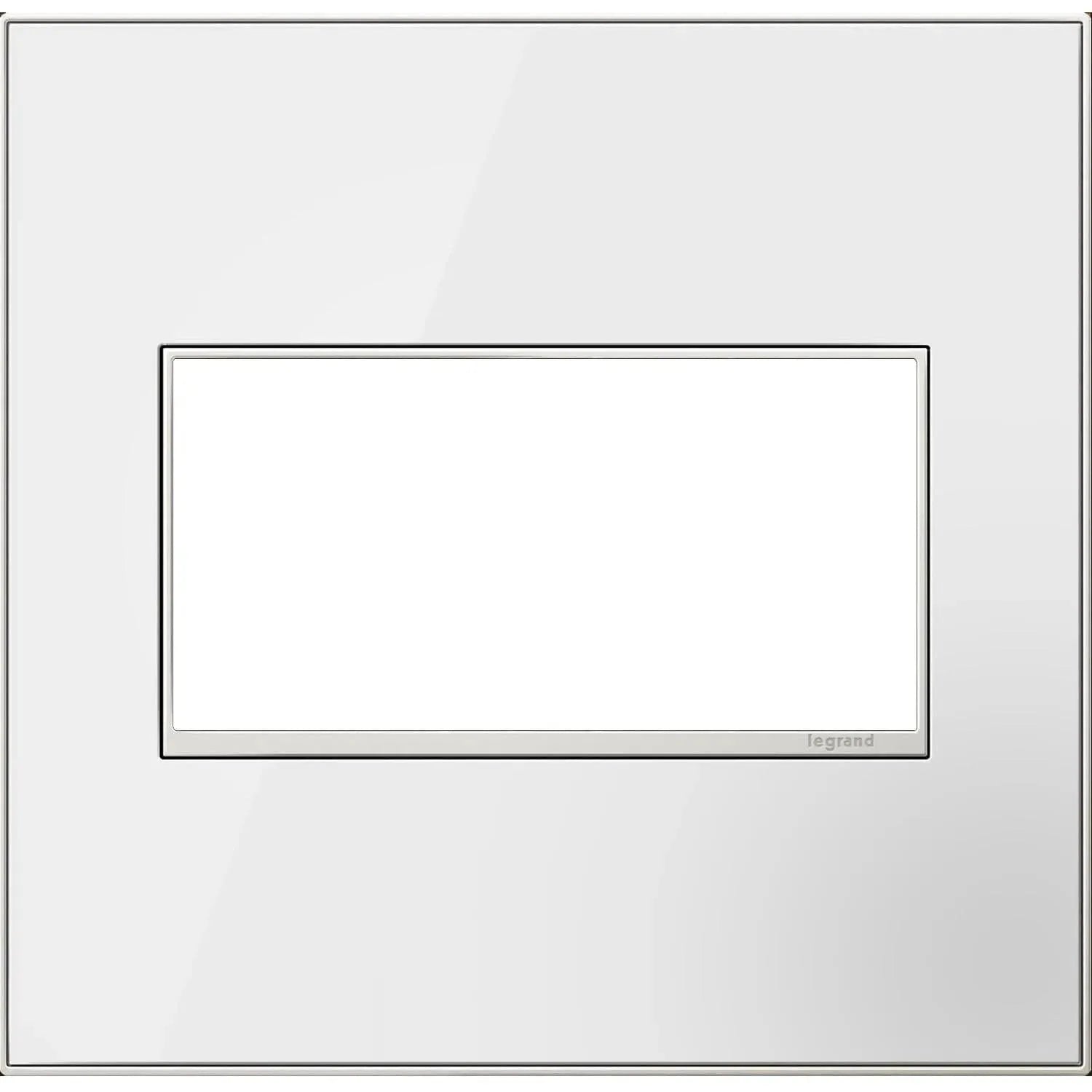 Legrand - adorne® Real Materials Two-Gang Screwless Wall Plate - AWM2GMW4 | Montreal Lighting & Hardware