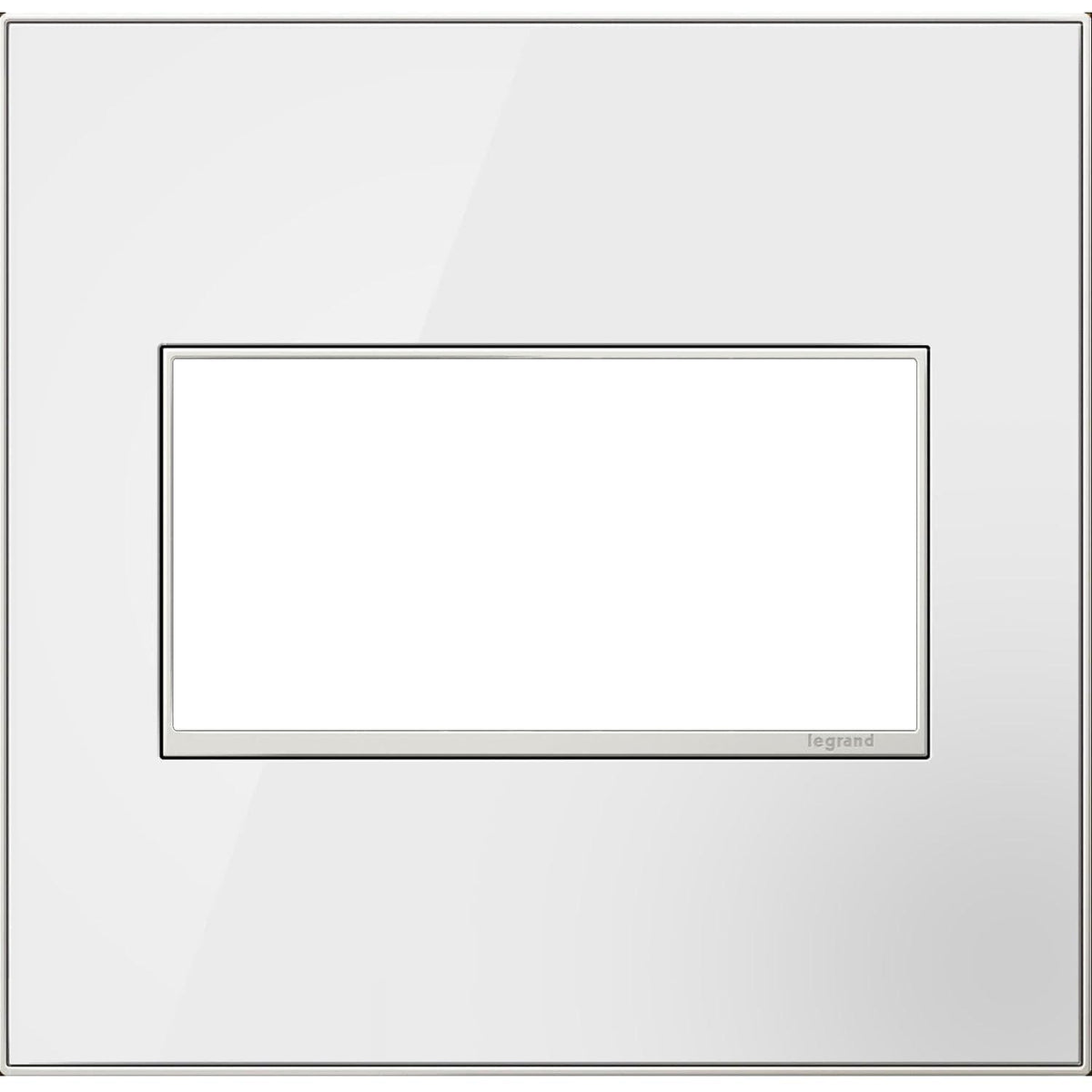 Legrand - adorne® Real Materials Two-Gang Screwless Wall Plate - AWM2GMW4 | Montreal Lighting & Hardware