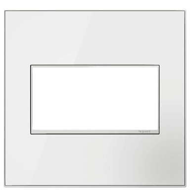 Legrand - adorne® Real Materials Two-Gang Screwless Wall Plate - AWM2GMWW4 | Montreal Lighting & Hardware