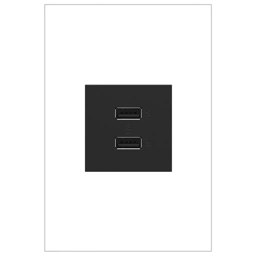 Legrand - adorne® Ultra-Fast USB Type A/A Outlet - ARUSB2AA6G4 | Montreal Lighting & Hardware