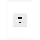 Legrand - adorne® Ultra-Fast USB Type A/C Outlet - ARUSB2AC6W4 | Montreal Lighting & Hardware
