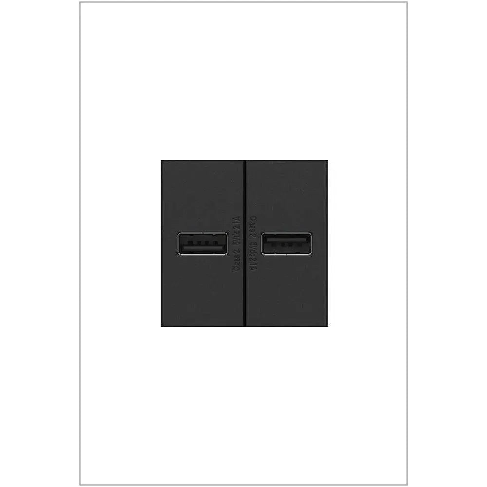 Legrand - adorne® USB Outlet - Half-Size - ARUSBG4 | Montreal Lighting & Hardware