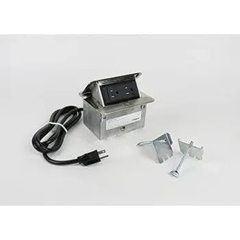 Legrand - Cord Ended DeQuorum™ Single-Flip Up Unit - DQFP15BK | Montreal Lighting & Hardware