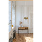 Dounia Home - DH-LILSAUPEN-SM-BRS - Lila Saucer Pendant Light - Polished Brass