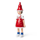 Kay Bojesen 39437 Christmas Lise Wooden Figurine in Red/Blue/White