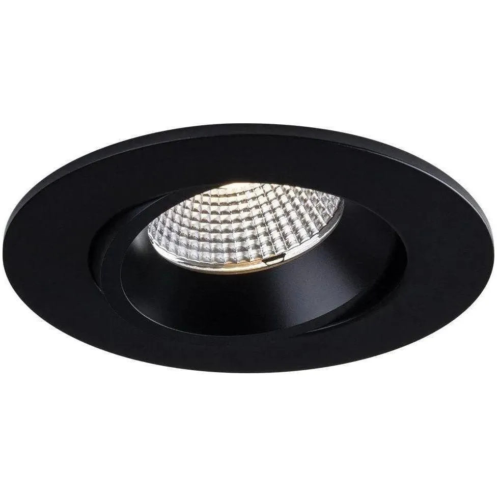 Liteline - LUNA 3.5 Round Regressed Gimbal - RA35-12RG-90BK | Montreal Lighting & Hardware