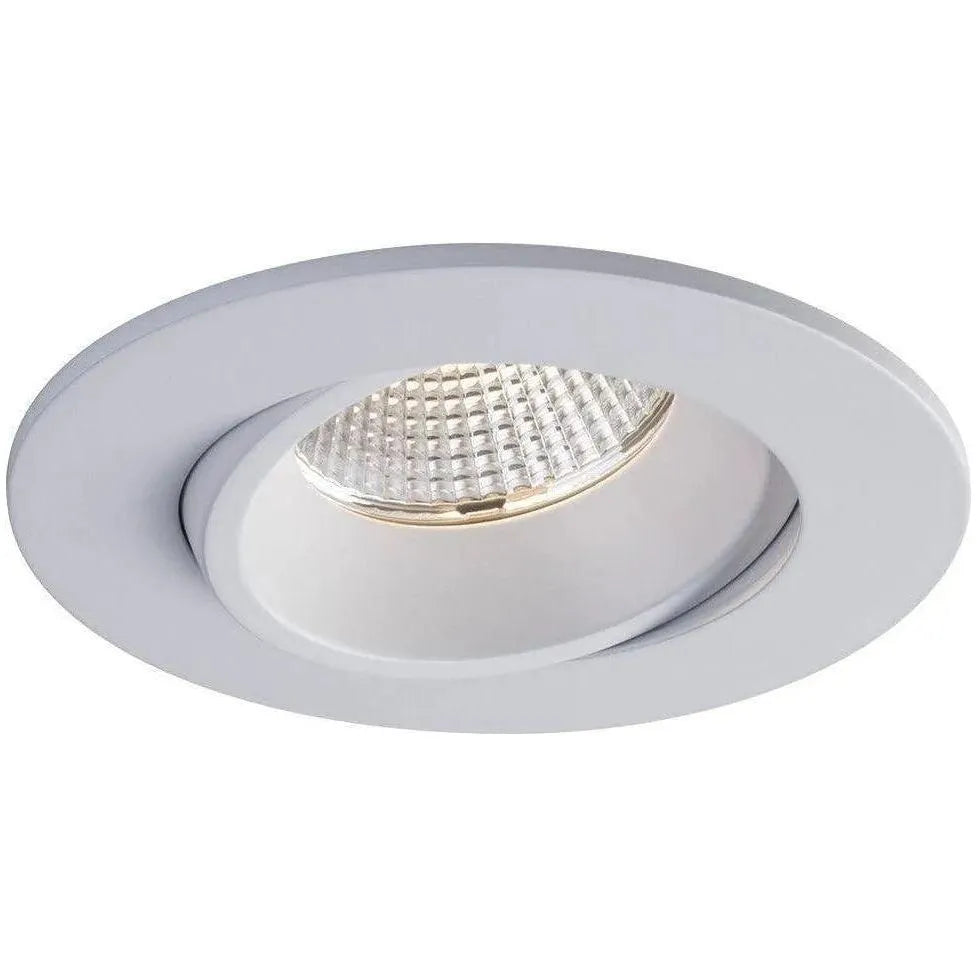 Liteline - LUNA 3.5 Round Regressed Gimbal - RA35-12RG-90WH | Montreal Lighting & Hardware