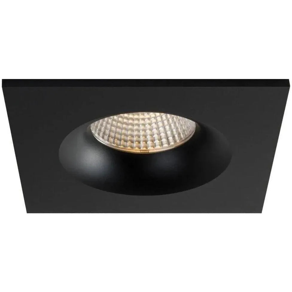 Liteline - LUNA 3.5 Square Fixed - RA35S-12F-27K-90BK | Montreal Lighting & Hardware