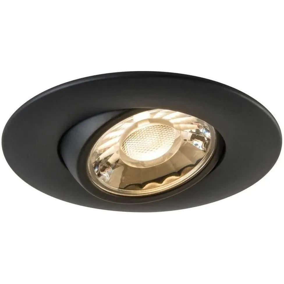 Liteline - LUNA 3 Round Gimbal - RA3-7G-27K-90BK | Montreal Lighting & Hardware