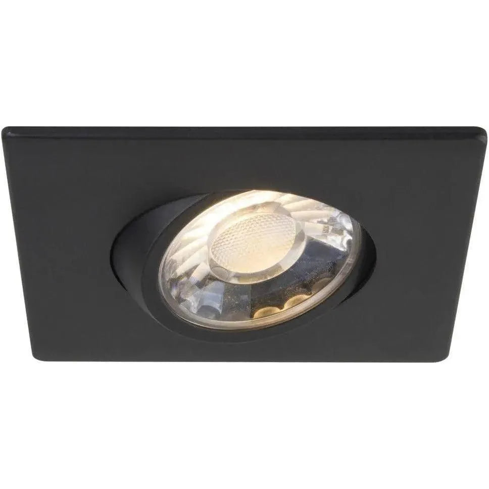 Liteline - LUNA 3 Square Gimbal - RA3S-7G-27K-90BK | Montreal Lighting & Hardware