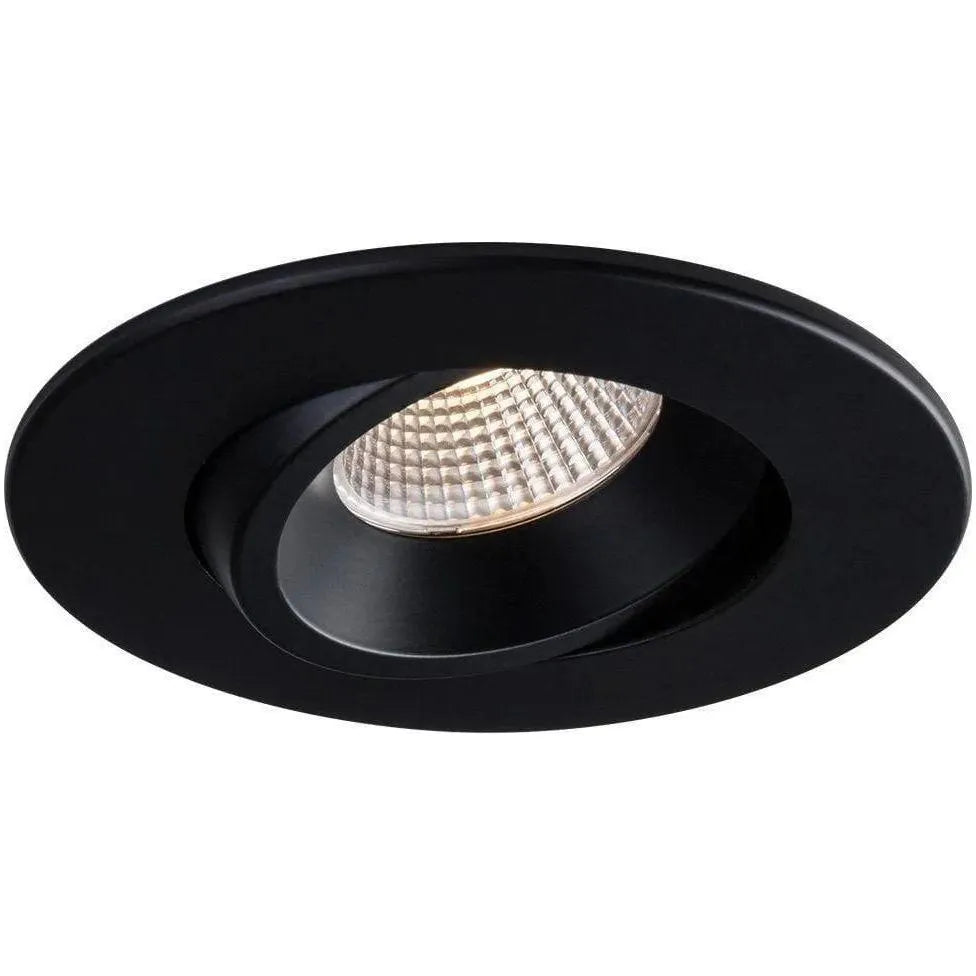 Liteline - LUNA 4 Round Regressed Gimbal - RA4-12RG-90BK | Montreal Lighting & Hardware