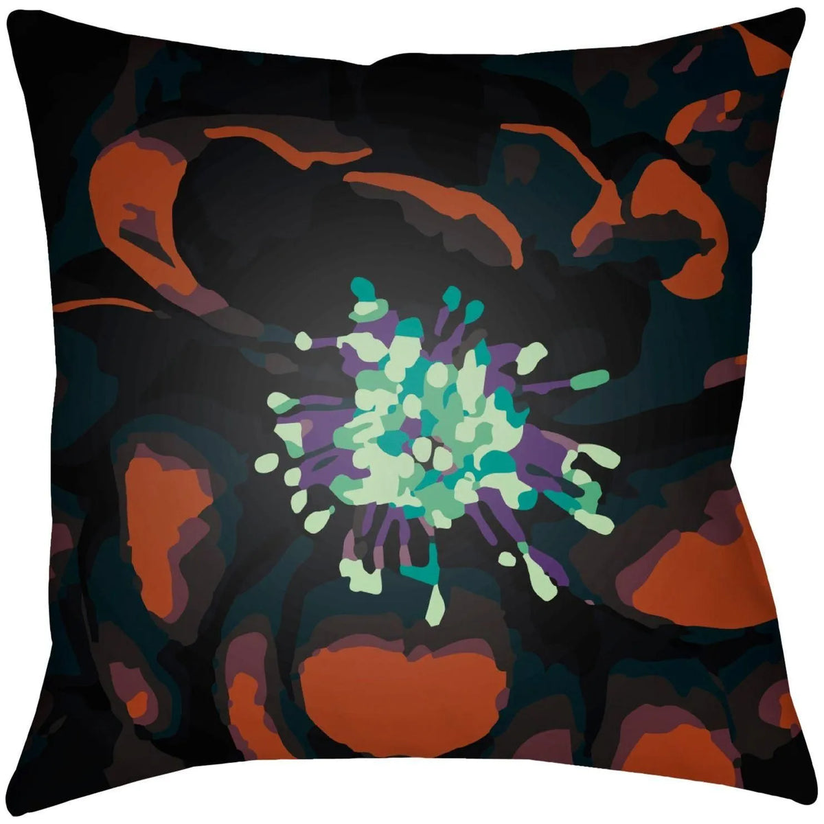 Livabliss - Abstract Floral Accent Pillow - AF006-1818 | Montreal Lighting & Hardware