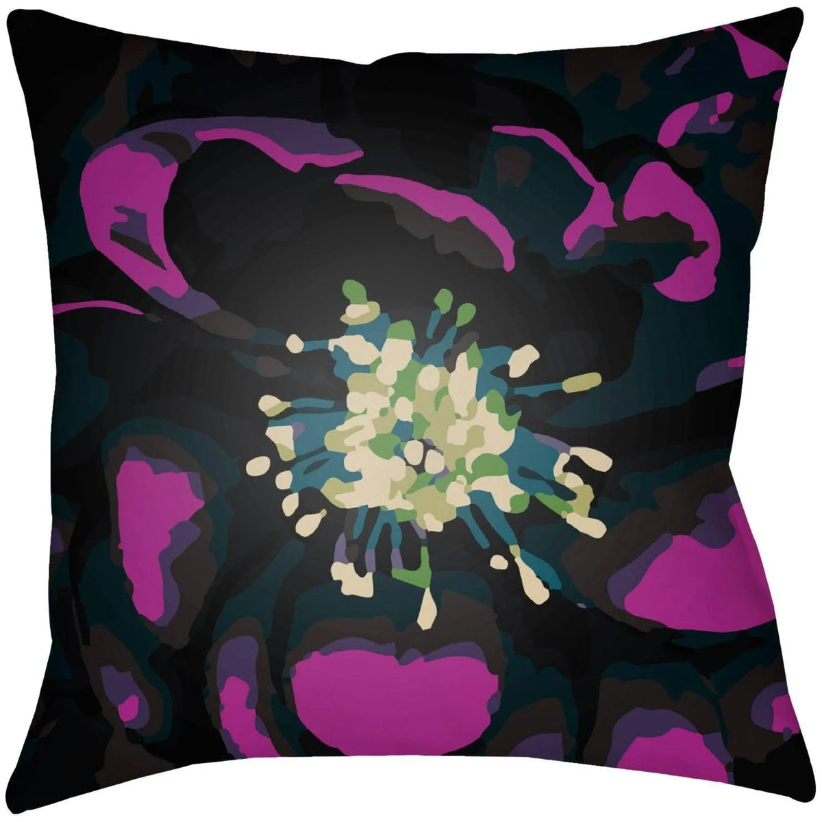 Livabliss - Abstract Floral Accent Pillow - AF008-1818 | Montreal Lighting & Hardware