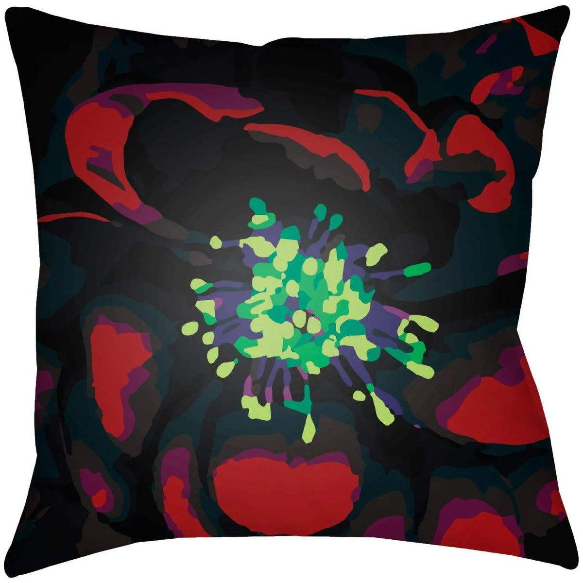Livabliss - Abstract Floral Accent Pillow - AF009-1818 | Montreal Lighting & Hardware