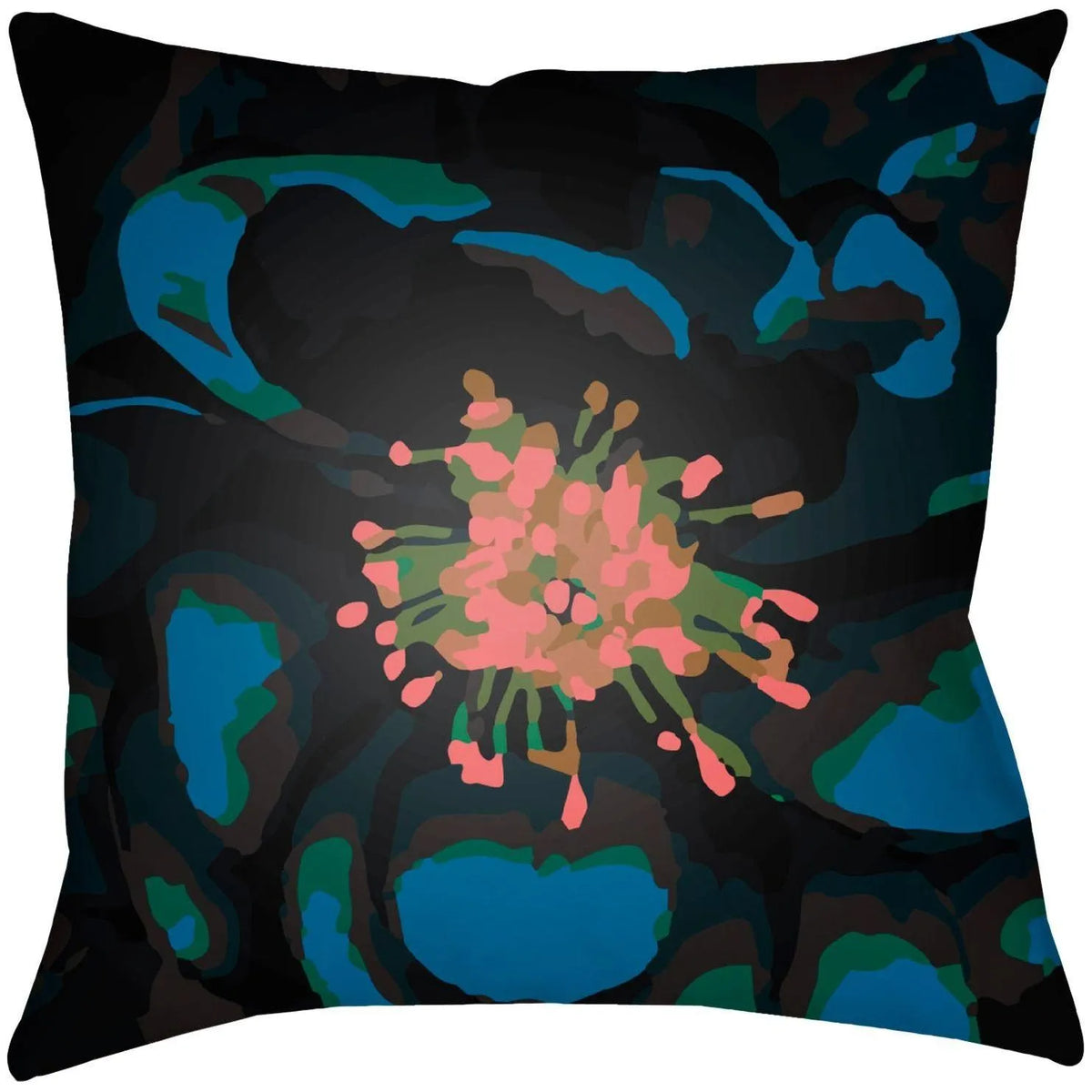 Livabliss - Abstract Floral Accent Pillow - AF010-1818 | Montreal Lighting & Hardware