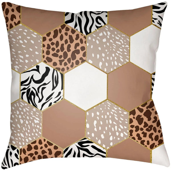 Animal Hexigon Accent Pillow