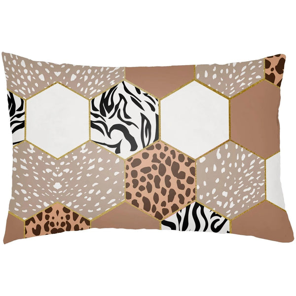 Animal Hexigon Lumbar Pillow