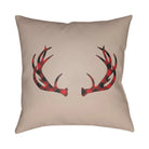 Livabliss - Antlers Accent Pillow - PLAID036-1818 | Montreal Lighting & Hardware