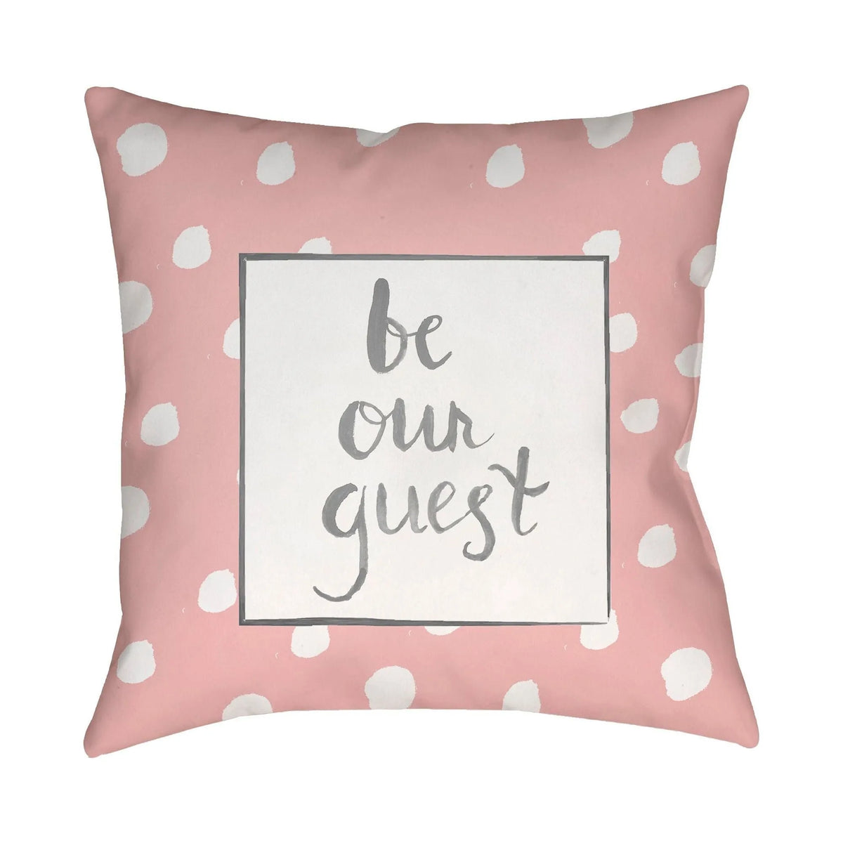 Livabliss - Be Our Guest Accent Pillow - QTE001-1818 | Montreal Lighting & Hardware