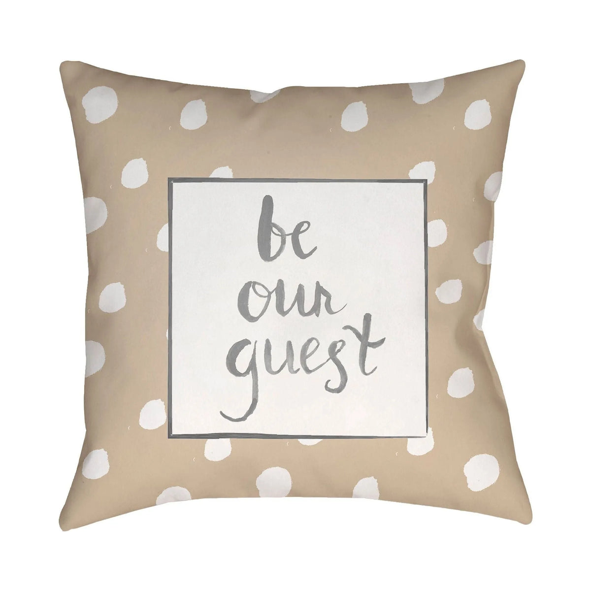 Livabliss - Be Our Guest Accent Pillow - QTE004-1818 | Montreal Lighting & Hardware