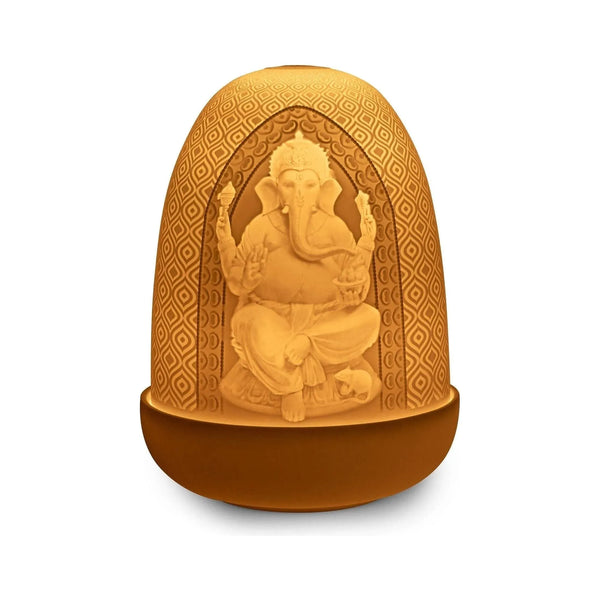 Lord Ganesha & Goddess Lakshmi Dome Table Lamp