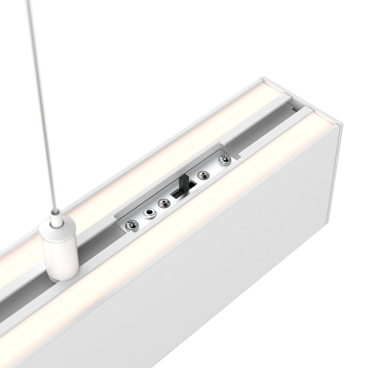 Boulevard 48" Linear Pendant with Aircraft Cords