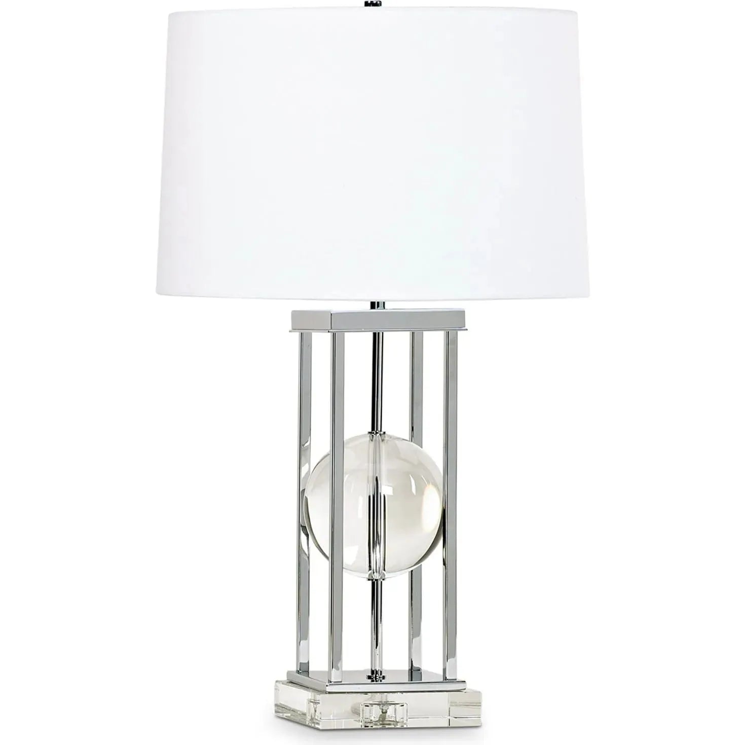 Flow Decor-3700-WHL-Table Lamps-Locust-Clear