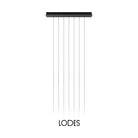 Lodes - 3 Light Rain - Cluster Composition - 1 x R08L07 2000U, 3 x 15621 3530U | Montreal Lighting & Hardware