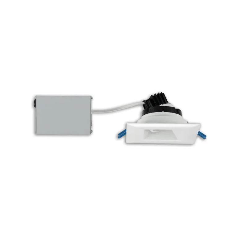 Lotus LED Lights - 3" Square Regressed Gimbal LED Recessed Light - LSG3-27K-BK | Montreal Lighting & Hardware