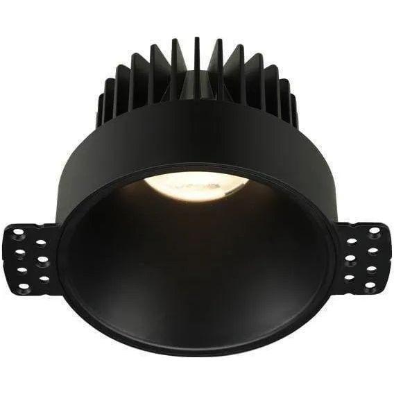 4" rond profond régressé sans bordure DEL Lumière encastrée