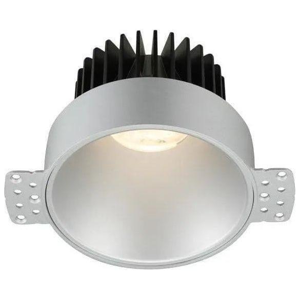 Lotus LED Lights - 4" Round Deep Regressed Trimless LED Recessed Light - LD4R-27K-4R-BR-IT | Montreal Lighting & Hardware