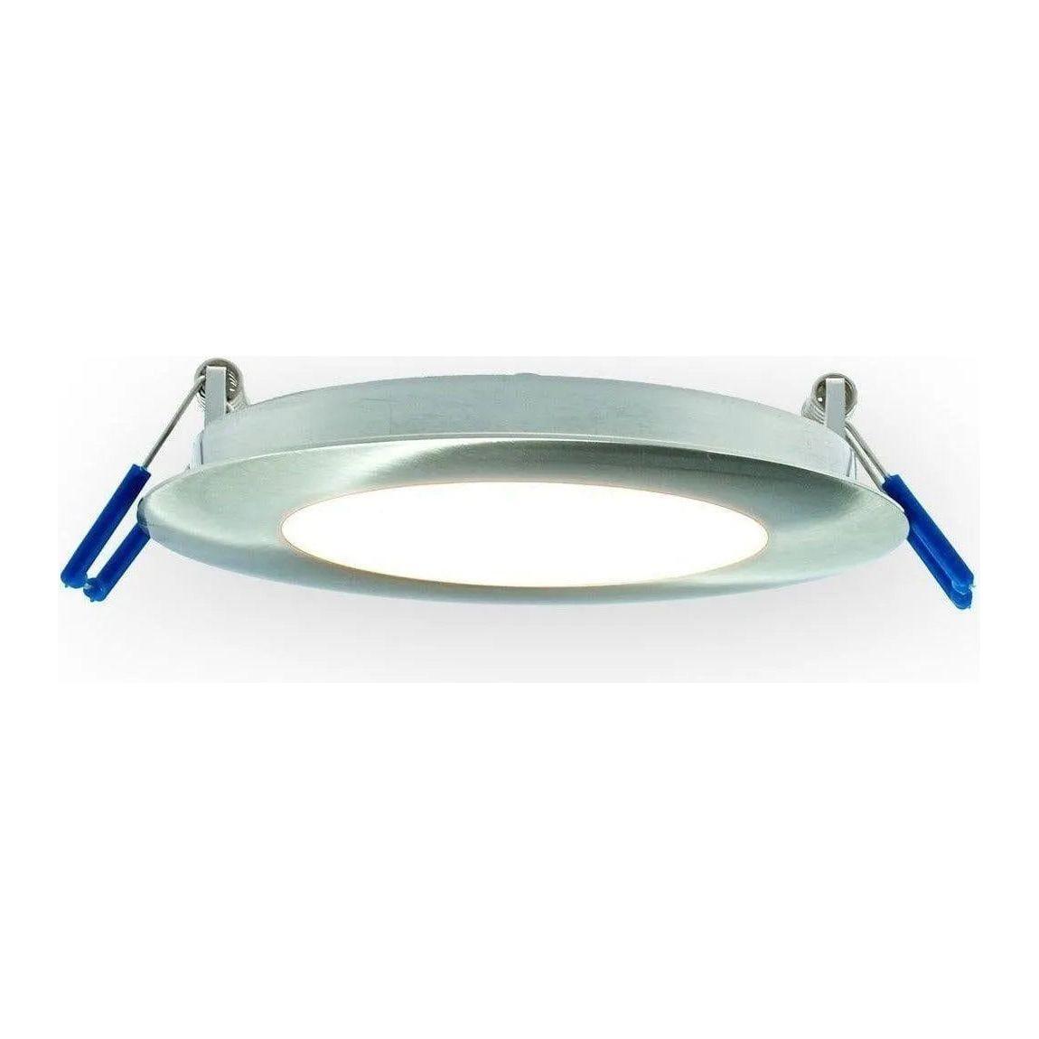 Lotus LED Lights - 4" Round Super Slim 9W LED Recessed Light - LY4RCS/30K/BN | Montreal Lighting & Hardware