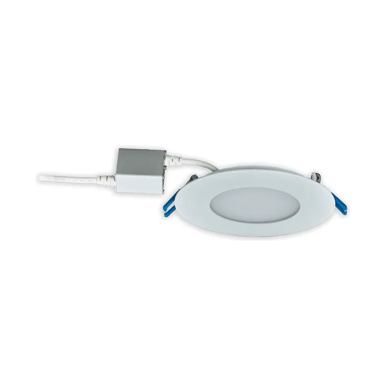 Lotus LED Lights - 4" Round Super Thin 24V LED Recessed Light - LL4R24V-27K-WH | Montreal Lighting & Hardware
