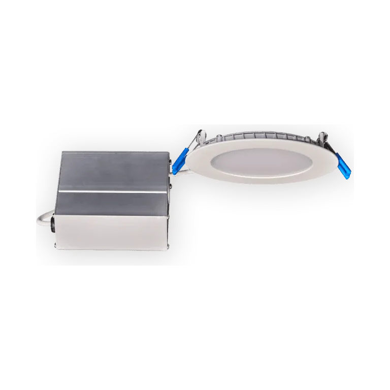 Lotus LED Lights - 4" Round Super Thin Economy Recessed Light - LB4R/30K/BK | Montreal Lighting & Hardware