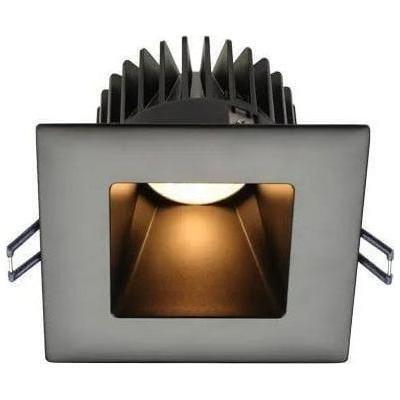 Lotus LED Lights - 4" Square Deep Regressed LED Recessed Light - LD4S-27K-4S-BR-BT | Montreal Lighting & Hardware