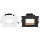 Lotus LED Lights - 4" Square Regressed LED Recessed Light - LL4SR-27K-BK | Montreal Lighting & Hardware