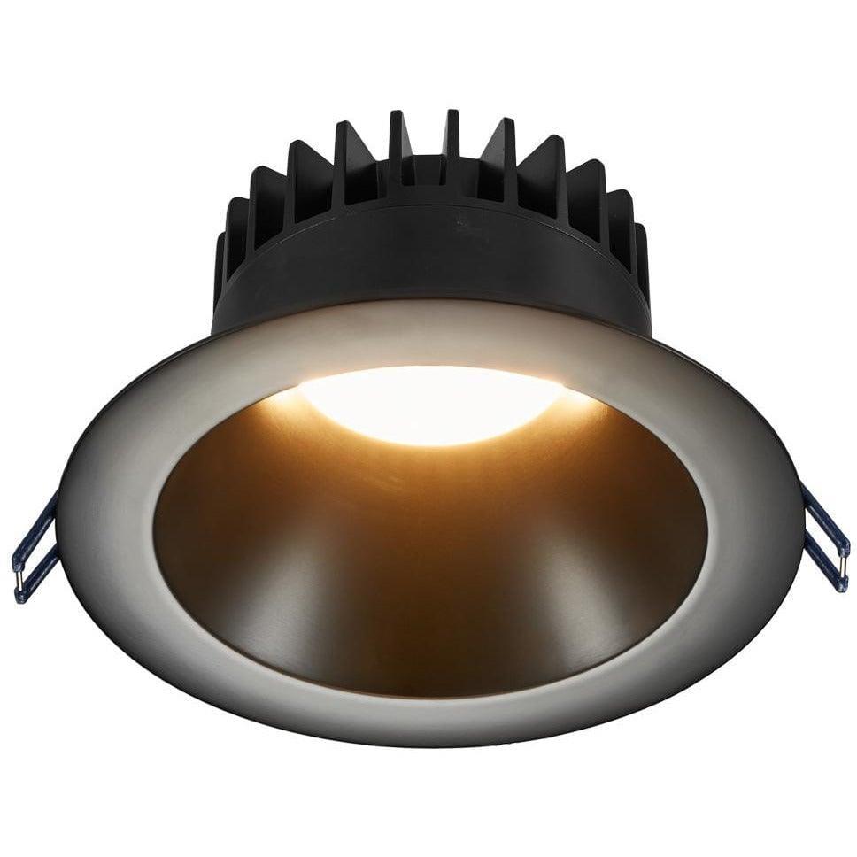 Lotus LED Lights - 6" Round Deep Regressed LED Recessed Light - LD6R-27K-BR-BT | Montreal Lighting & Hardware