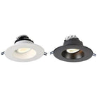 Lotus LED Lights - 6" Round Regressed Gimbal LED Recessed Light - LRG6-27K-BK | Montreal Lighting & Hardware
