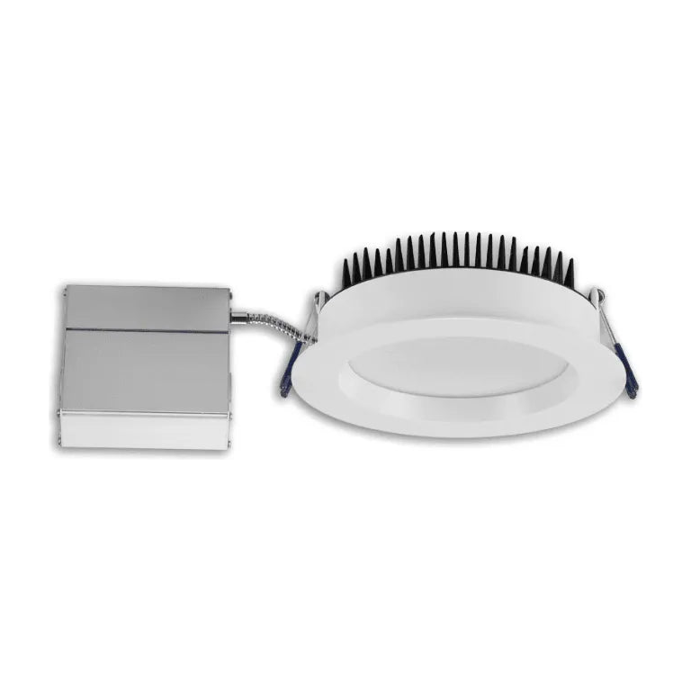 Lotus LED Lights - 6" Round Regressed LED Recessed Light - LL6RR-27K-BK | Montreal Lighting & Hardware