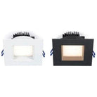 Lotus LED Lights - 6" Square Regressed LED Recessed Light - LL6SR-27K-BK | Montreal Lighting & Hardware