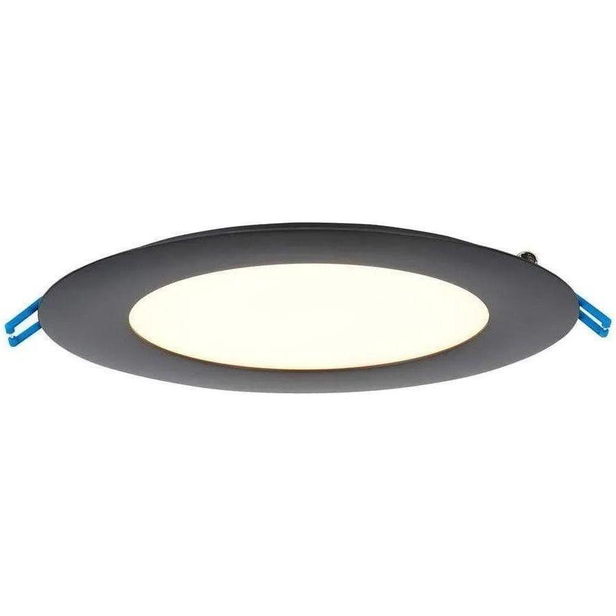 Lotus LED Lights - 8" Round Economy Recessed Light - LB8R/30K/BK | Montreal Lighting & Hardware
