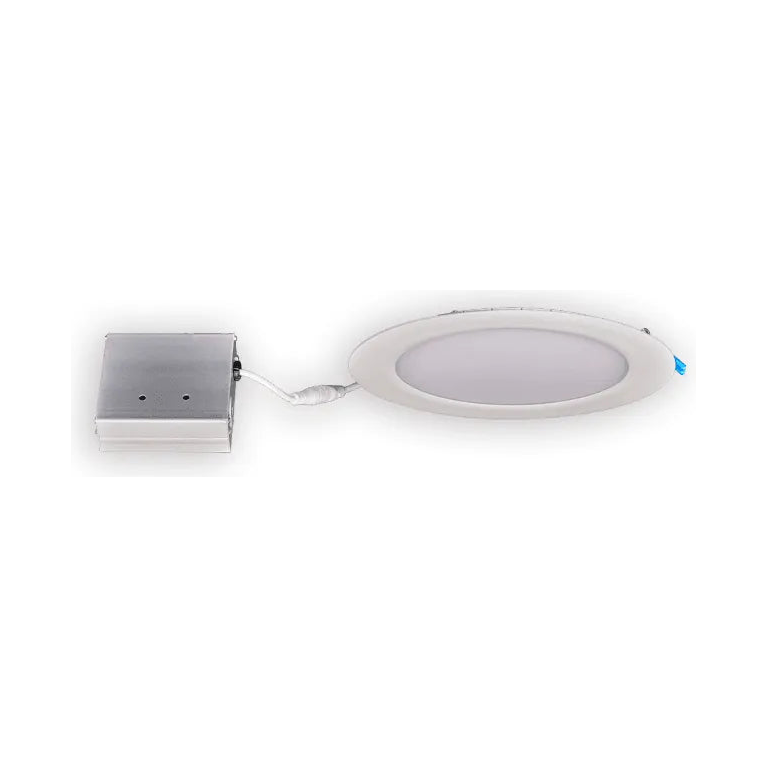 Lotus LED Lights - 8" Round Economy Recessed Light - LB8R/30K/WH | Montreal Lighting & Hardware