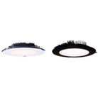 Lotus LED Lights - 8" Round Slim 33W LED Recessed Light - LY82RCD/30K/BK | Montreal Lighting & Hardware