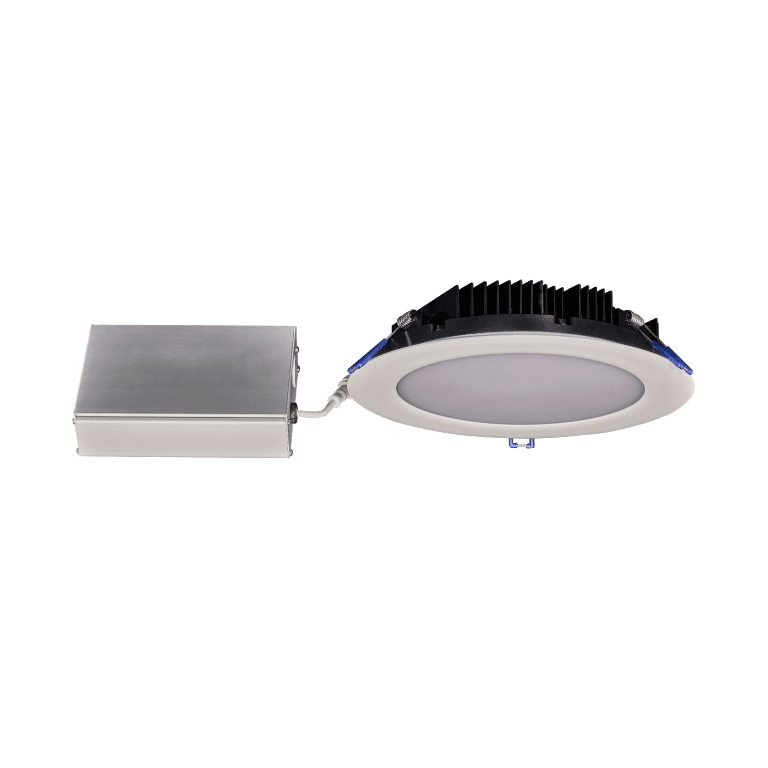 Lotus LED Lights - 8" Round Slim 33W LED Recessed Light - LY82RCD/30K/WH | Montreal Lighting & Hardware