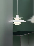 Louis Poulsen 5741948594 PH 5 Opal Pendant in Opal White